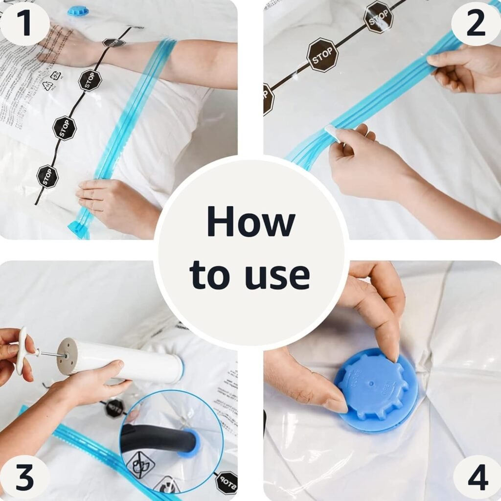 how to use vacuum packing cubes