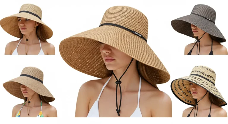 Sun Hats for Women Wide Brim Beach