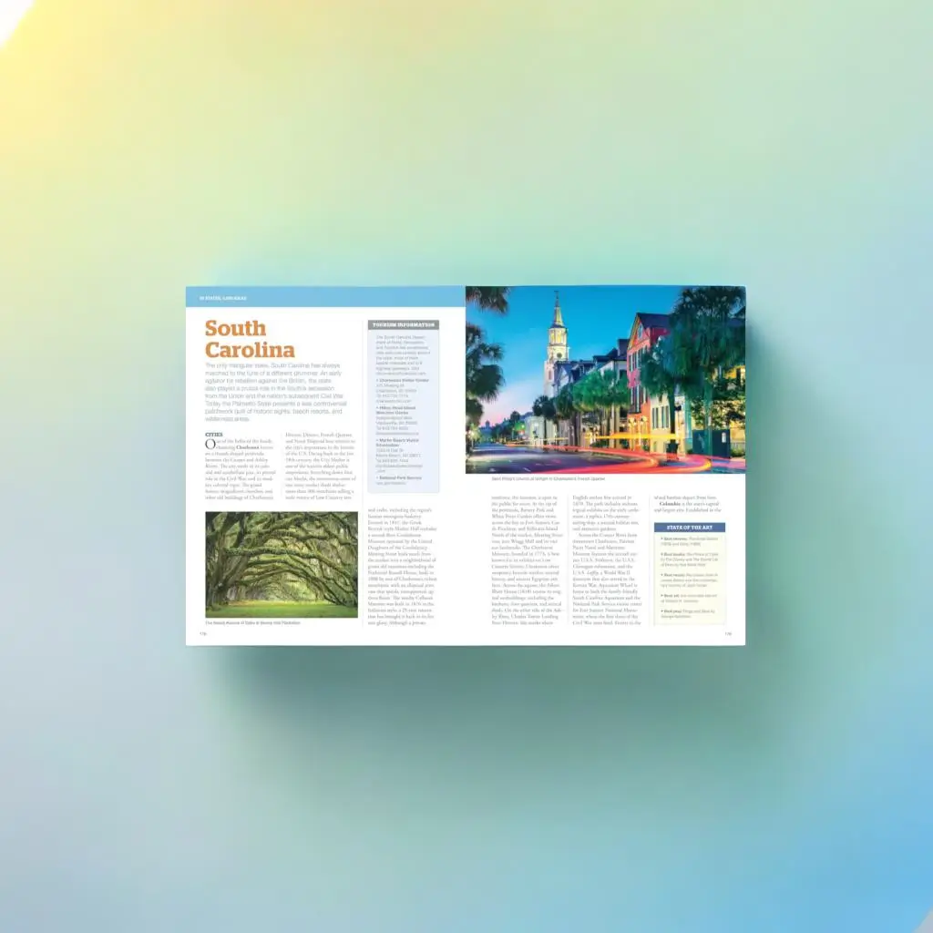 50 States 5,000 Ideas Travel Guide Cover – Best U.S. Travel Ideas for Where to Go in November
