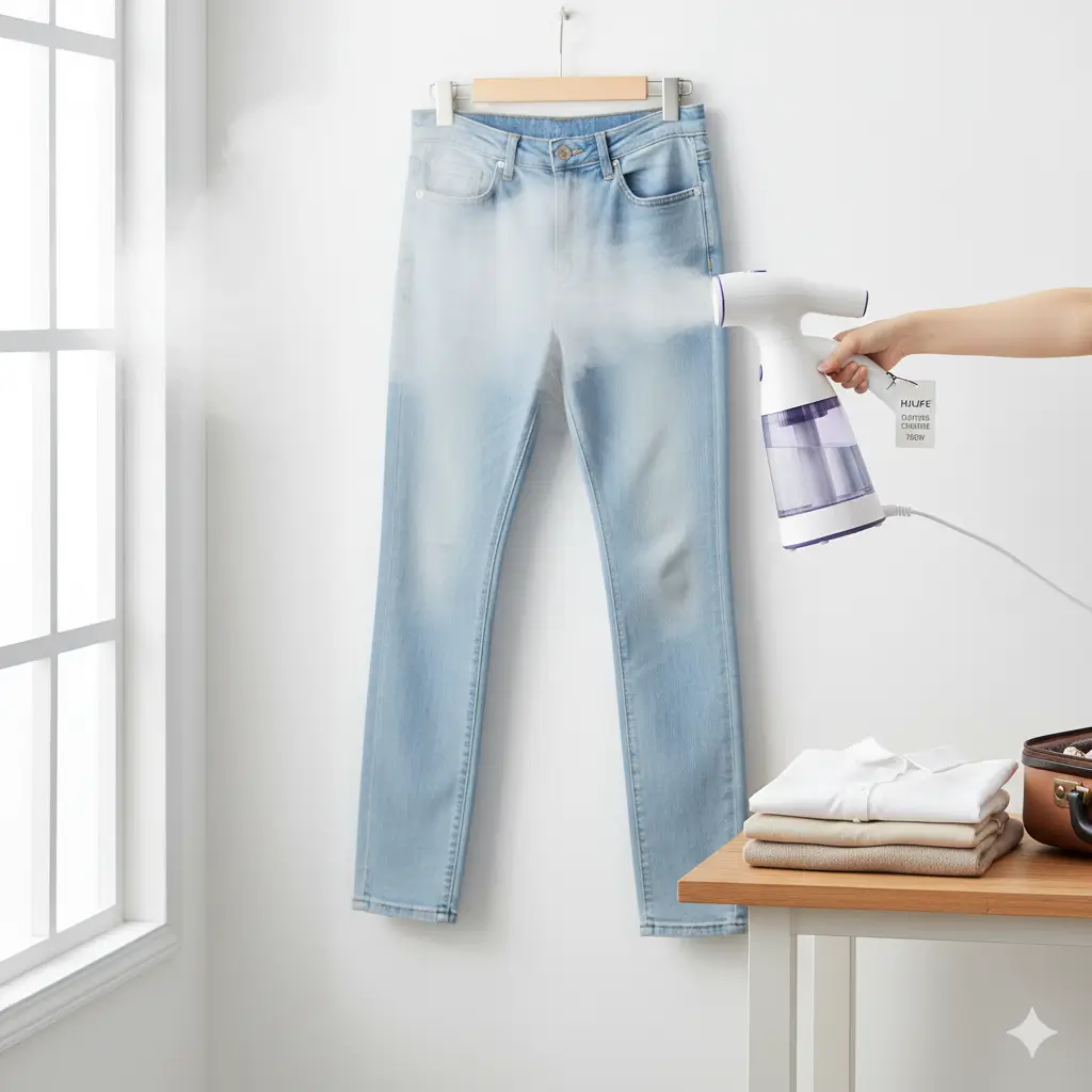 Hilife Handheld Clothing Steamer – portable vapor steam cleaner for quick wrinkle removal, lightweight travel garment steamer under $25